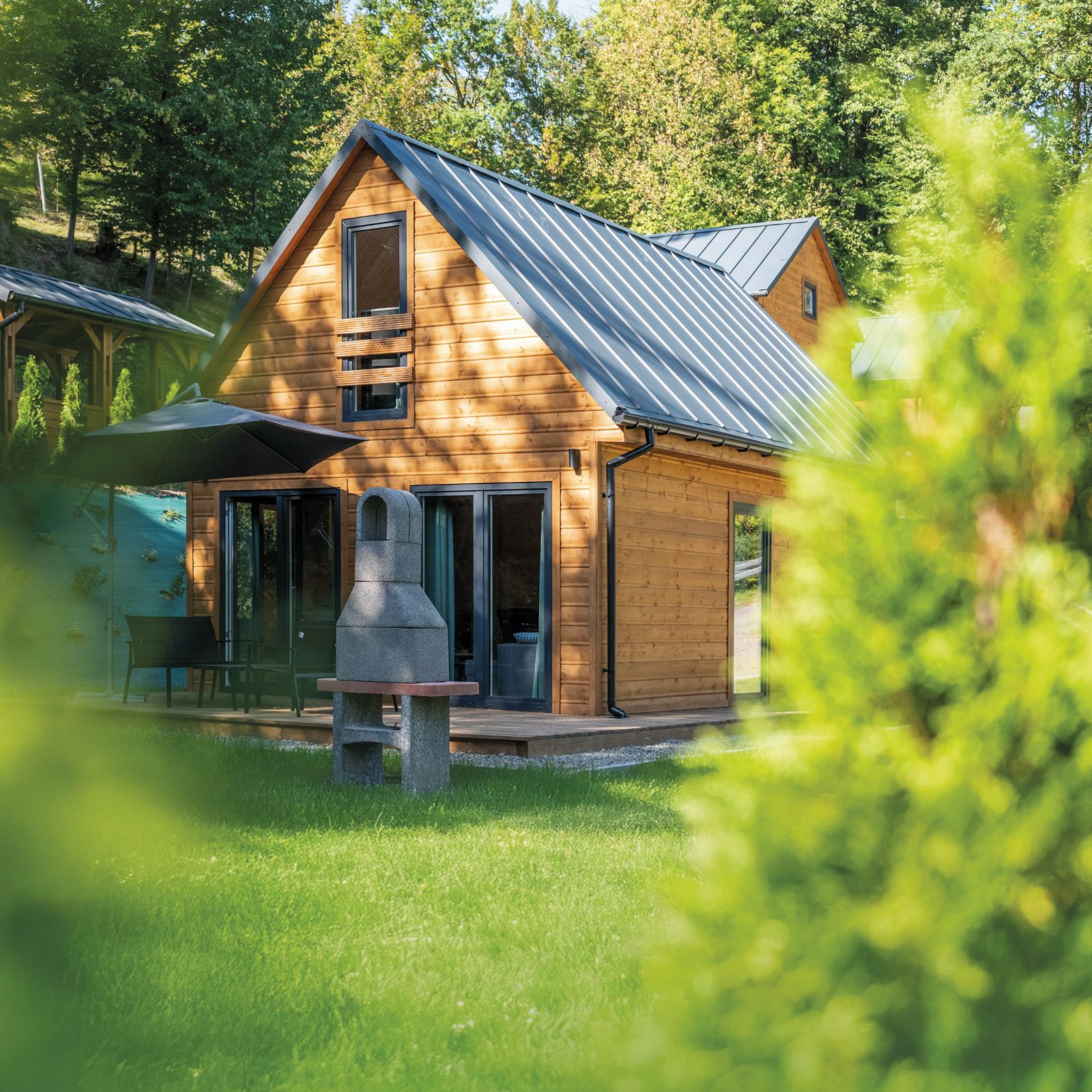 Zakątek Natura Domki z sauną w górach - Beskid Wyspowy Laskowa — zdjęcie 1