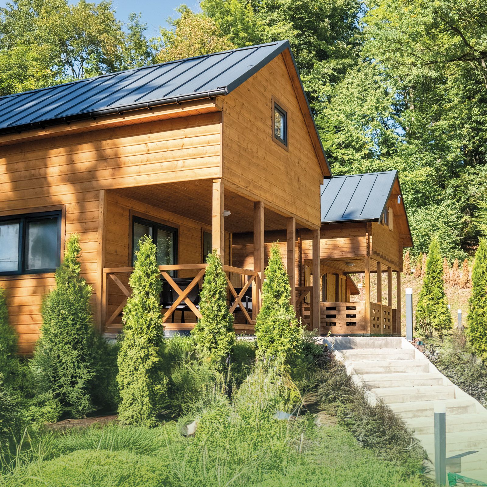 Zakątek Natura Domki z sauną w górach - Beskid Wyspowy Laskowa — zdjęcie 2