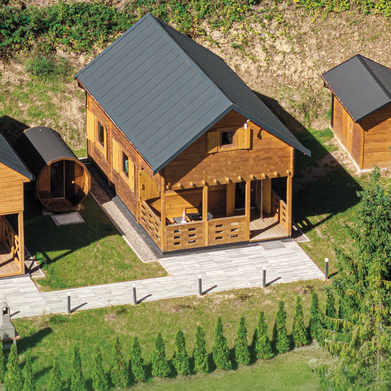 Zakątek Natura Domki z sauną w górach - Beskid Wyspowy Laskowa — zdjęcie 3